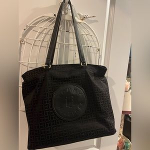 TH tote bag- black with emblem